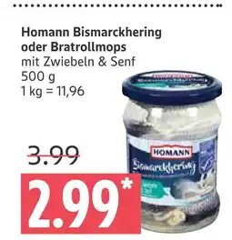 Marktkauf Homann homann bismarckhering oder bratrollmops Angebot
