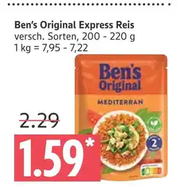 Marktkauf Ben's original ben's original express reis Angebot