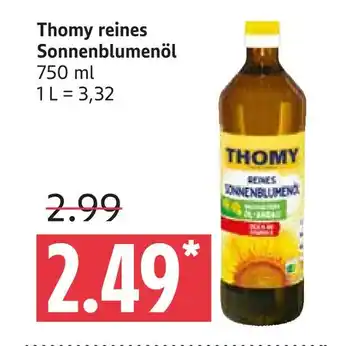 Marktkauf Thomy reines sonnenblumenöl Angebot
