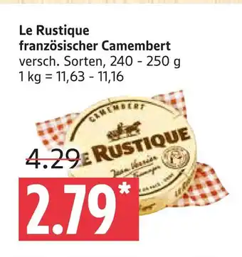 Marktkauf Le rustique französischer camembert Angebot