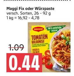 Marktkauf Maggi fix oder würzpaste Angebot