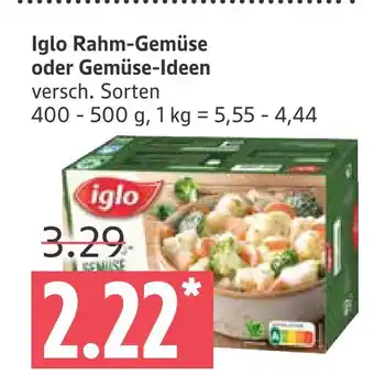 Marktkauf Iglo rahm-gemüse Angebot