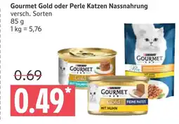 Marktkauf Gourmet gold oder perle katzen nassnahrung Angebot