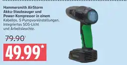 Marktkauf Hammersmith airstorm akku-staubsauger und power-kompressor in einem Angebot