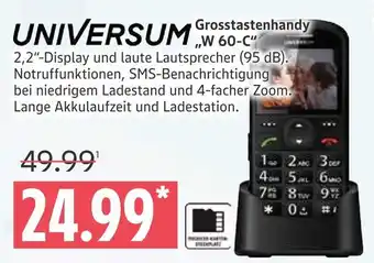 Marktkauf Universum grosstastenhandy „w 60-c“ Angebot