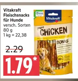 Marktkauf Vitakraft fleischsnacks für hunde Angebot