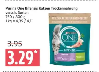 Marktkauf Purina one bifensis katzen trockennahrung Angebot