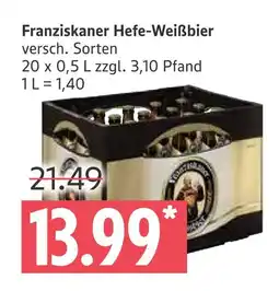 Marktkauf Franziskaner hefe-weißbier Angebot