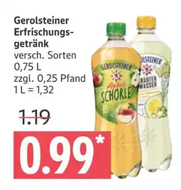 Marktkauf Gerolsteiner erfrischungsgetränk Angebot