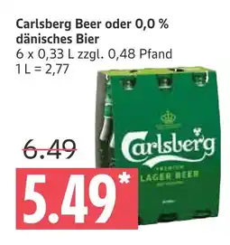 Marktkauf Carlsberg carlsberg beer oder 0,0 % dänisches bier Angebot