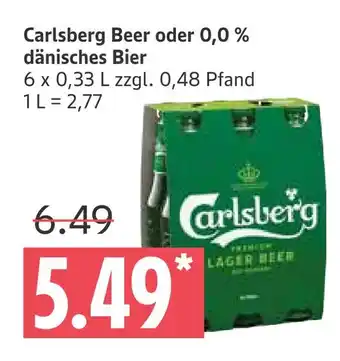 Marktkauf Carlsberg carlsberg beer oder 0,0 % dänisches bier Angebot