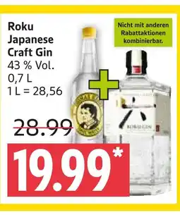 Marktkauf Roku japanese craft gin Angebot