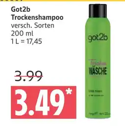 Marktkauf Got2b trockenshampoo Angebot