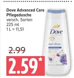 Marktkauf Dove advanced care pflegedusche Angebot