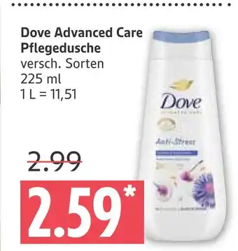 Marktkauf Dove advanced care pflegedusche Angebot