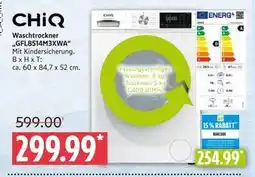 Marktkauf Chiq waschtrockner gfl8514m3xwa Angebot