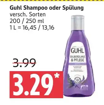 Marktkauf Guhl shampoo Angebot