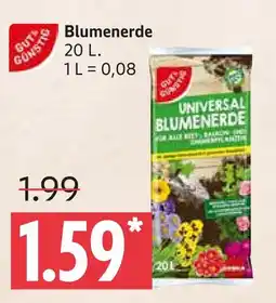 Marktkauf Gut & günstig universal blumenerde Angebot
