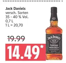 Marktkauf Jack daniels whiskey Angebot