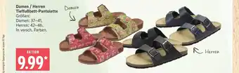 Marktkauf Damen / herren tieffußbett-pantolette Angebot