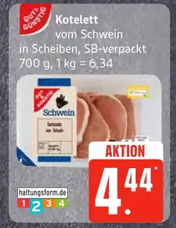 Edeka Schwein kotelett Angebot
