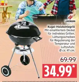 Marktkauf Landmann kugel-holzkohlegrill Angebot