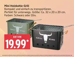 Marktkauf Grill king mini holzkohle-grill Angebot