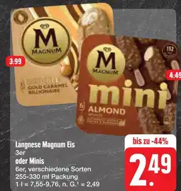 E-Center Magnum langnese magnum eis Angebot