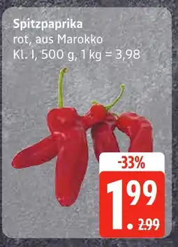 Edeka Spitzpaprika Angebot