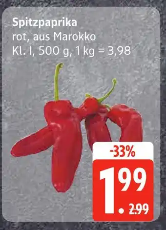 Edeka Spitzpaprika Angebot