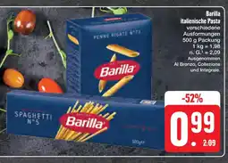 E-Center Barilla penne rigate n°73 oder spaghetti n°5 Angebot