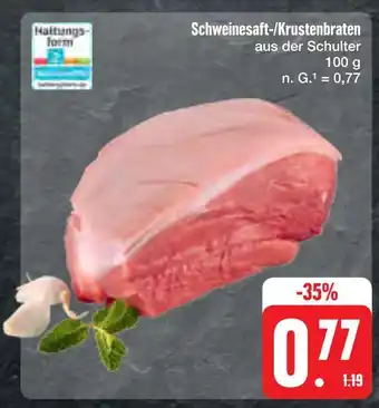 E-Center Schweinesaft-/krustenbraten Angebot