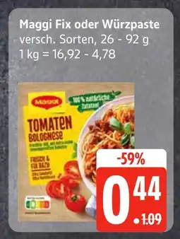 Edeka Maggi maggi fix Angebot