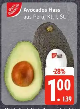 Edeka Gutes gewissen avocados hass Angebot