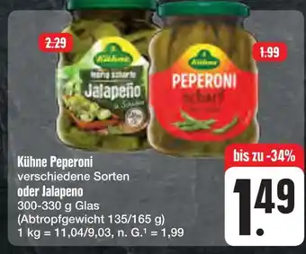 E-Center Kühne peperoni Angebot
