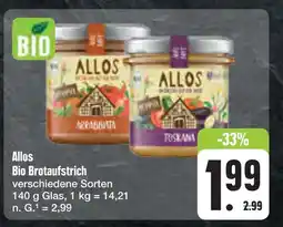 E-Center Allos bio brotaufstrich Angebot