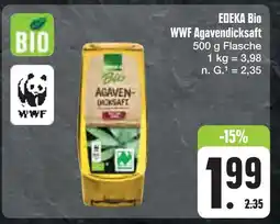 E-Center Edeka bio wwf agavendicksaft Angebot