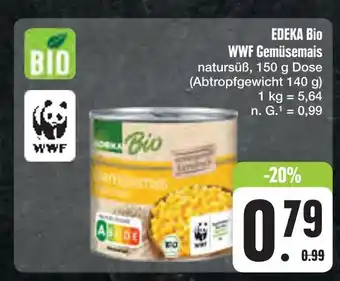 E-Center Edeka bio wwf gemüsemais Angebot