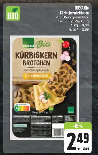E-Center Edeka kürbiskernbrötchen Angebot