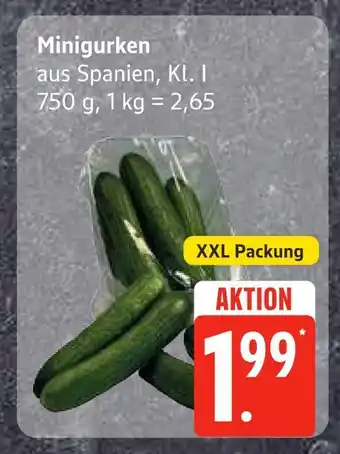 Edeka Minigurken Angebot