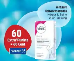 E-Center Veet pure kaltwachsstreifen Angebot