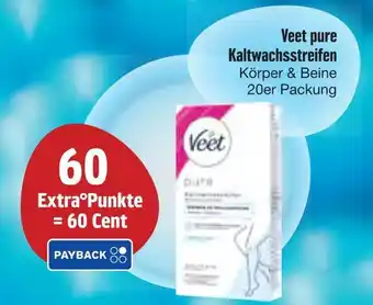 E-Center Veet pure kaltwachsstreifen Angebot
