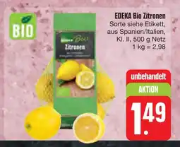 E-Center Edeka bio zitronen Angebot