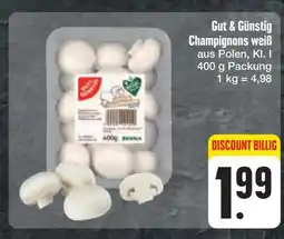 E-Center Gut & günstig champignons weiß Angebot