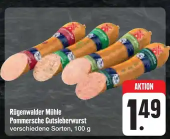 E-Center Rügenwalder mühle pommersche gutsleberwurst Angebot