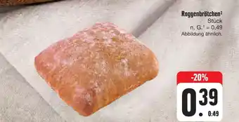 E-Center Roggenbrötchen Angebot