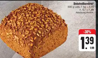E-Center Dinkelvollkornbrot Angebot
