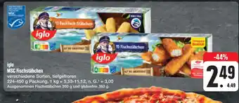 E-Center Iglo msc fischstäbchen Angebot