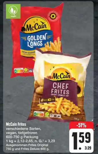 E-Center Mccain golden longs oder chef frites Angebot