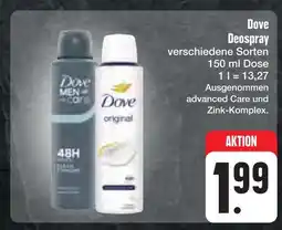 E-Center Dove deospray Angebot